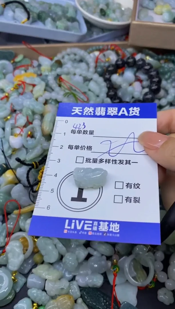 颈饰未镶嵌翡翠天然翡翠A货批量多样性发一件
