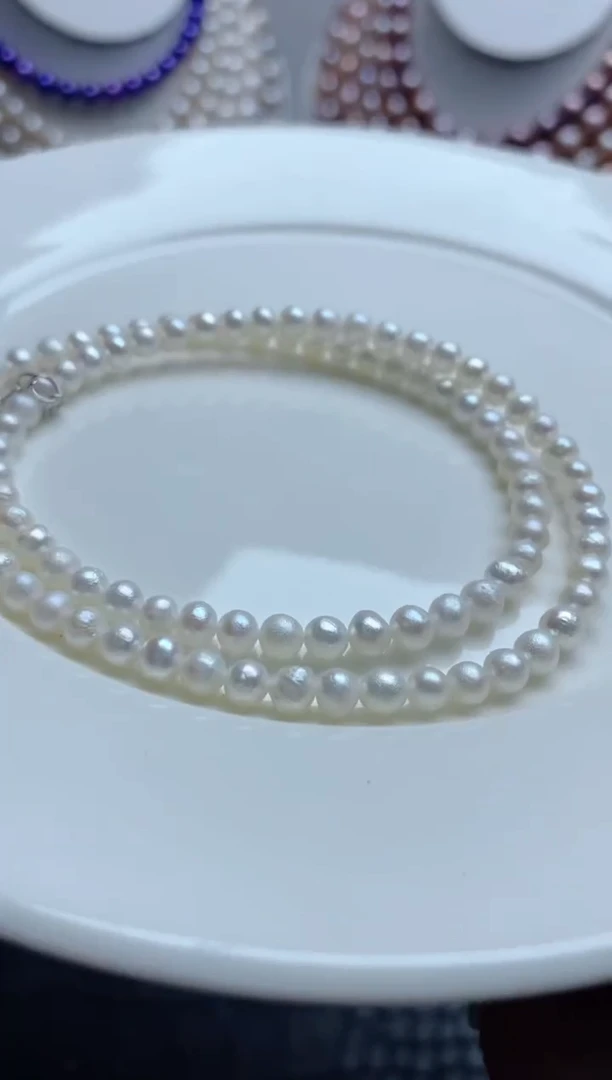 淡水珍珠未镶嵌颈饰2117