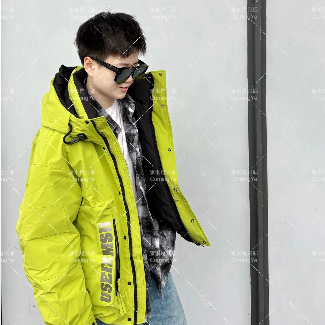 清仓！五防工装冲锋加厚高克重保暖时尚潮流羽绒服 白鸭绒 8859