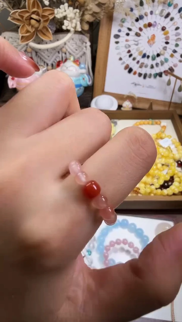水晶摆件未镶嵌指环