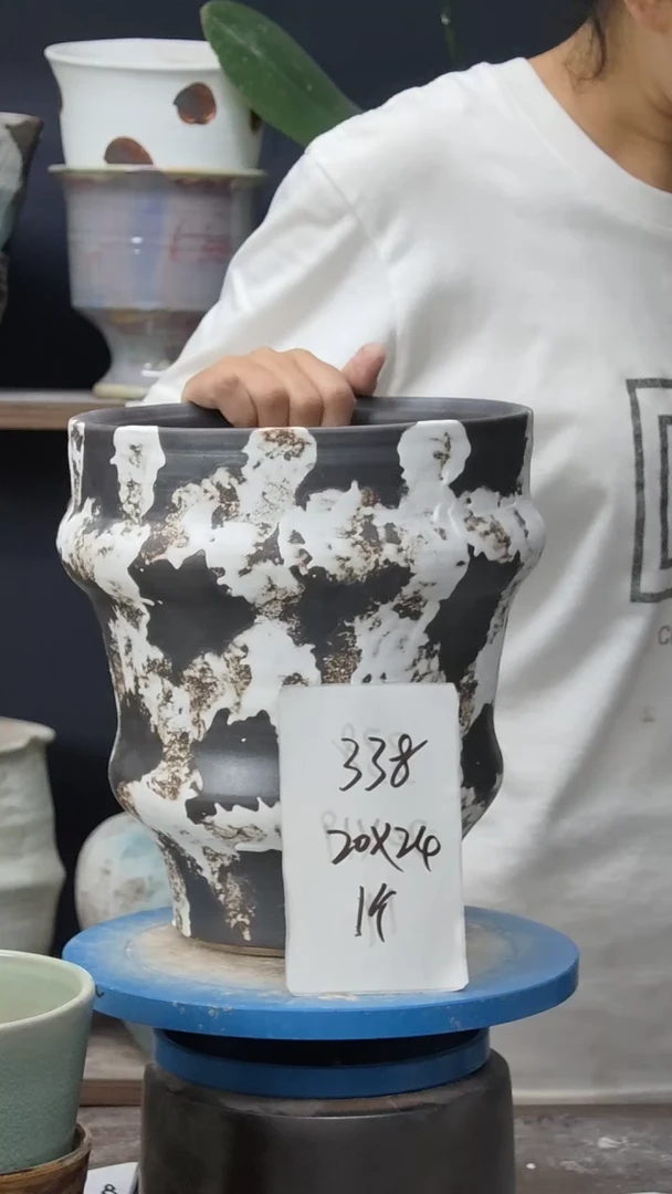 顺**水江西景德镇花盆微瑕338