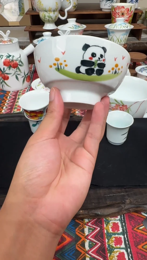 瓷片陶瓷景德镇高温釉下陶瓷清仓浮力价