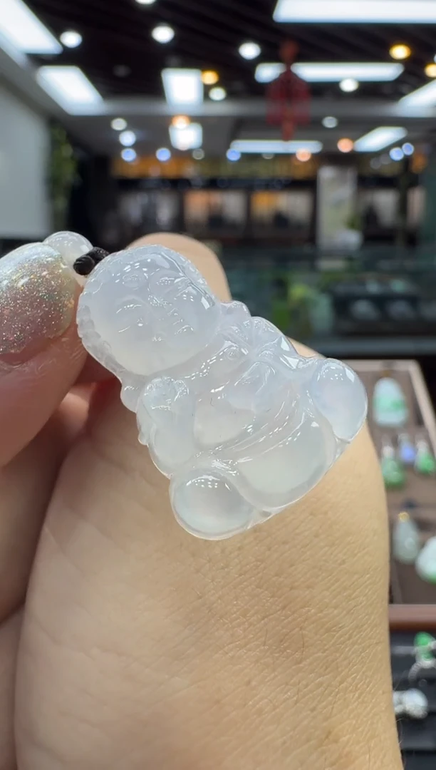 颈饰未镶嵌翡翠宝宝佛