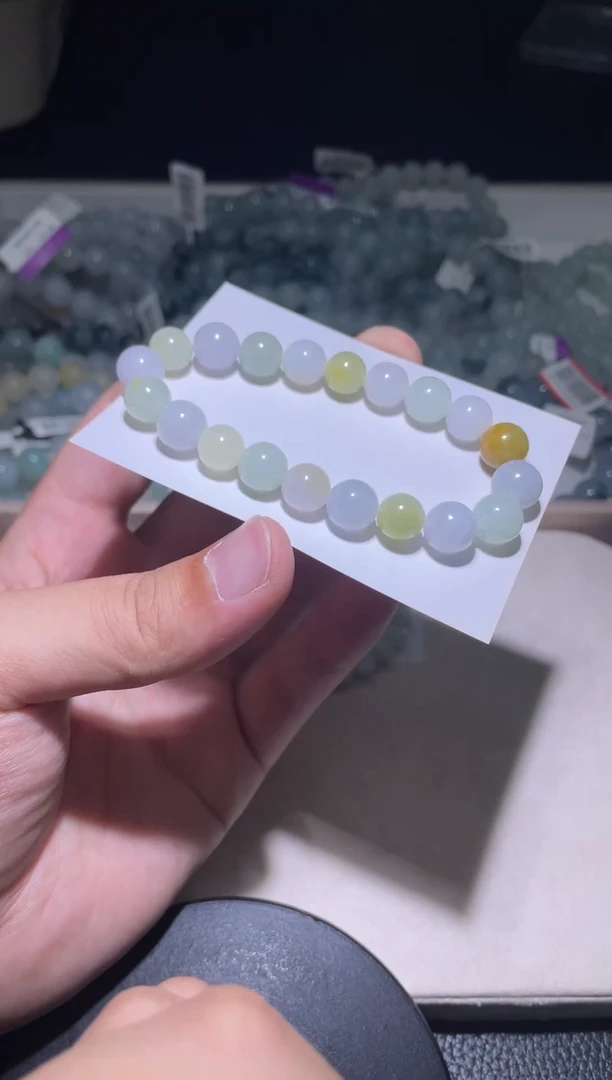 未镶嵌定制翡翠翡翠手串