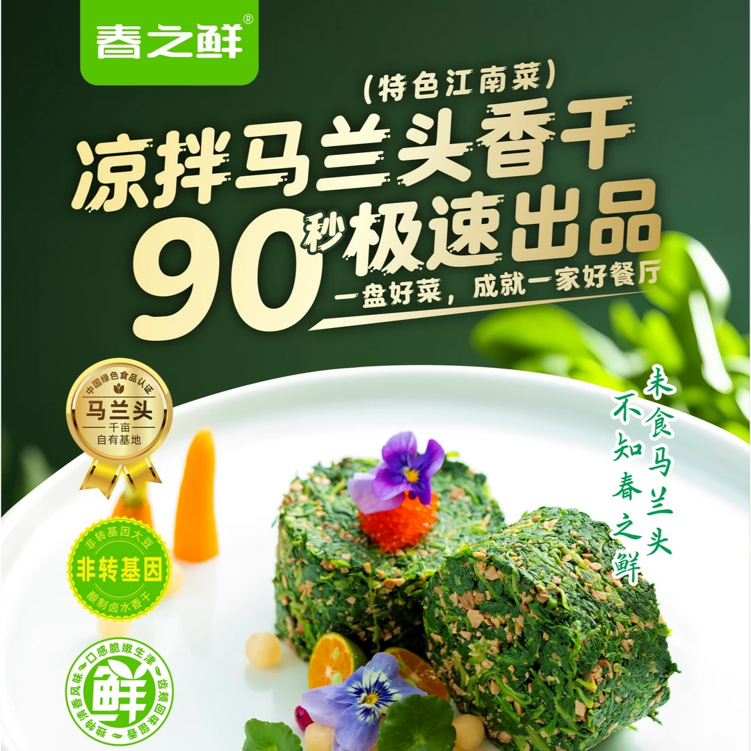 春之鲜凉拌马兰头香干5盒