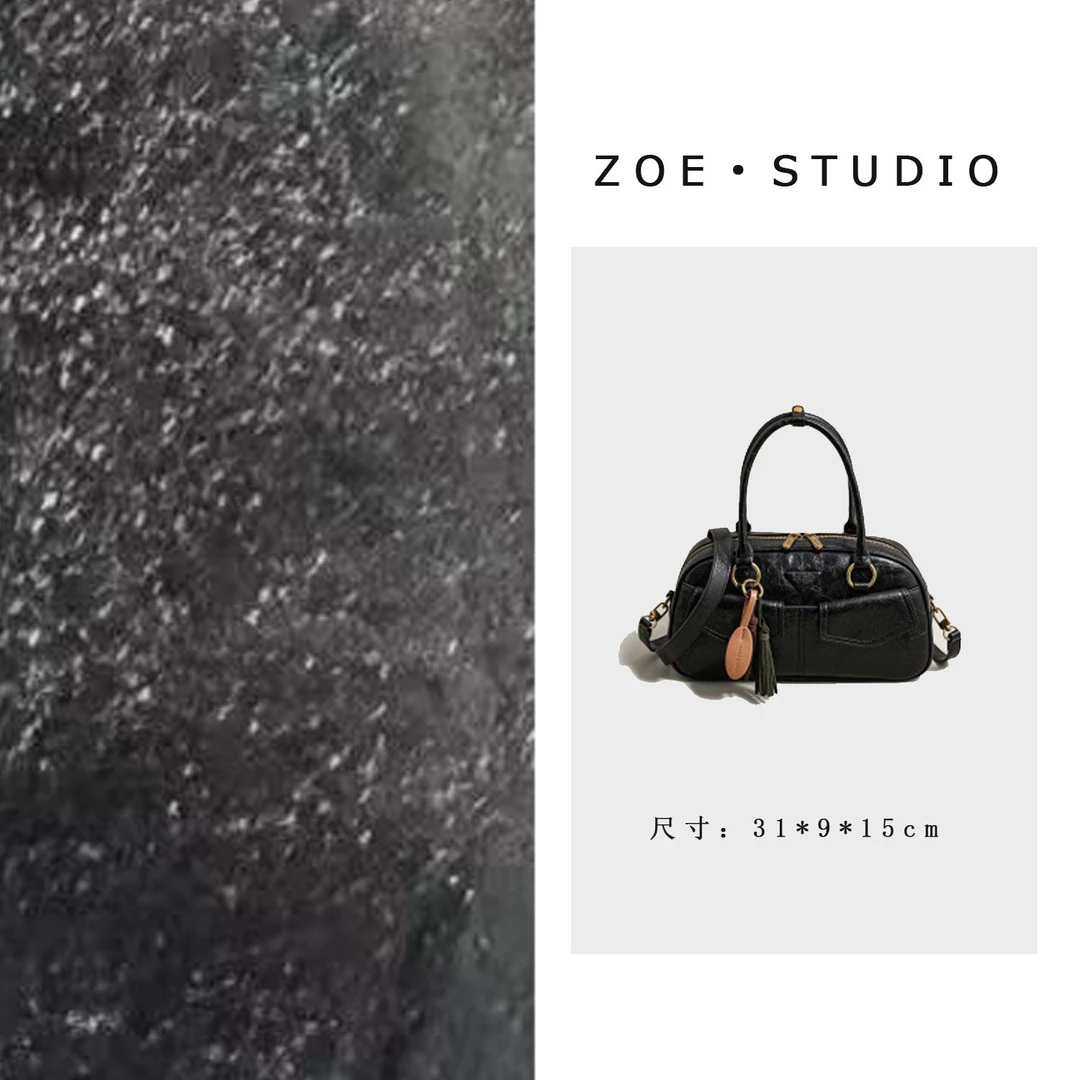 【佐伊甄选】SK-62938-黑色轻奢女士时尚潮流通勤腋下斜包