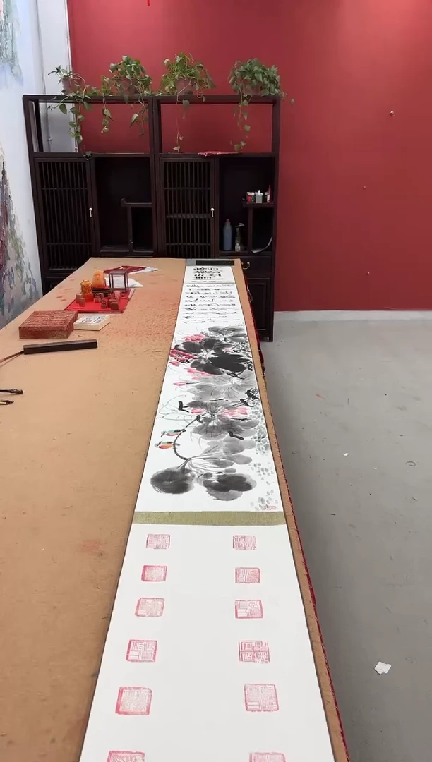 书法王秘手卷作品