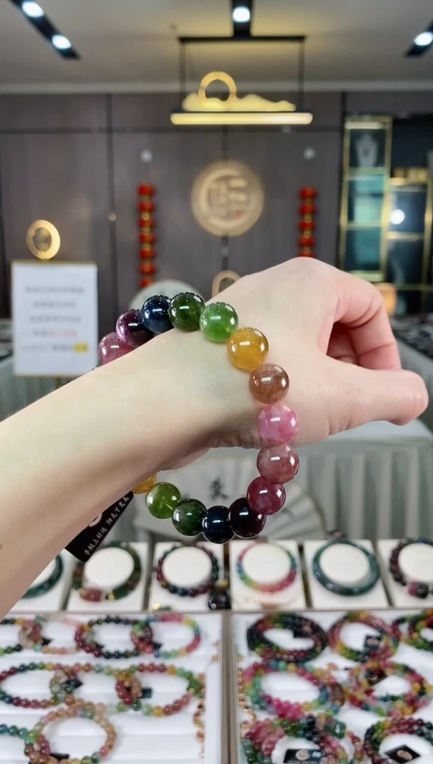 【闪购商品】碧玺单圈手串11mm+未镶嵌（多样性发一条 ) hon