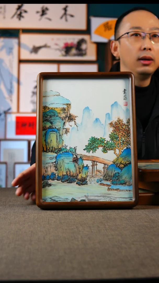 书法 SF   S 19黑胡桃 实木榫卯 A4