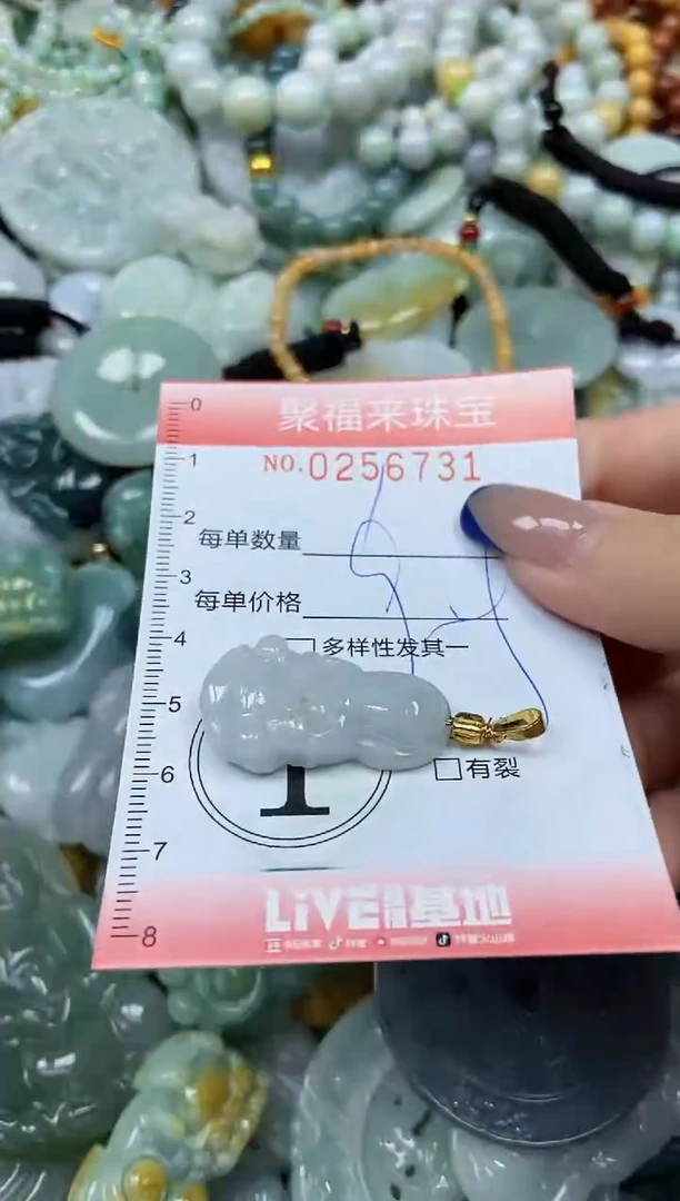 未镶嵌挂件翡翠闪购0256731