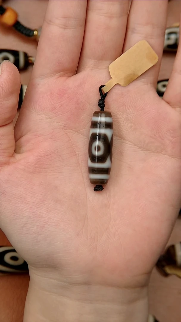 合金颈饰玛瑙/玉髓天*三眼