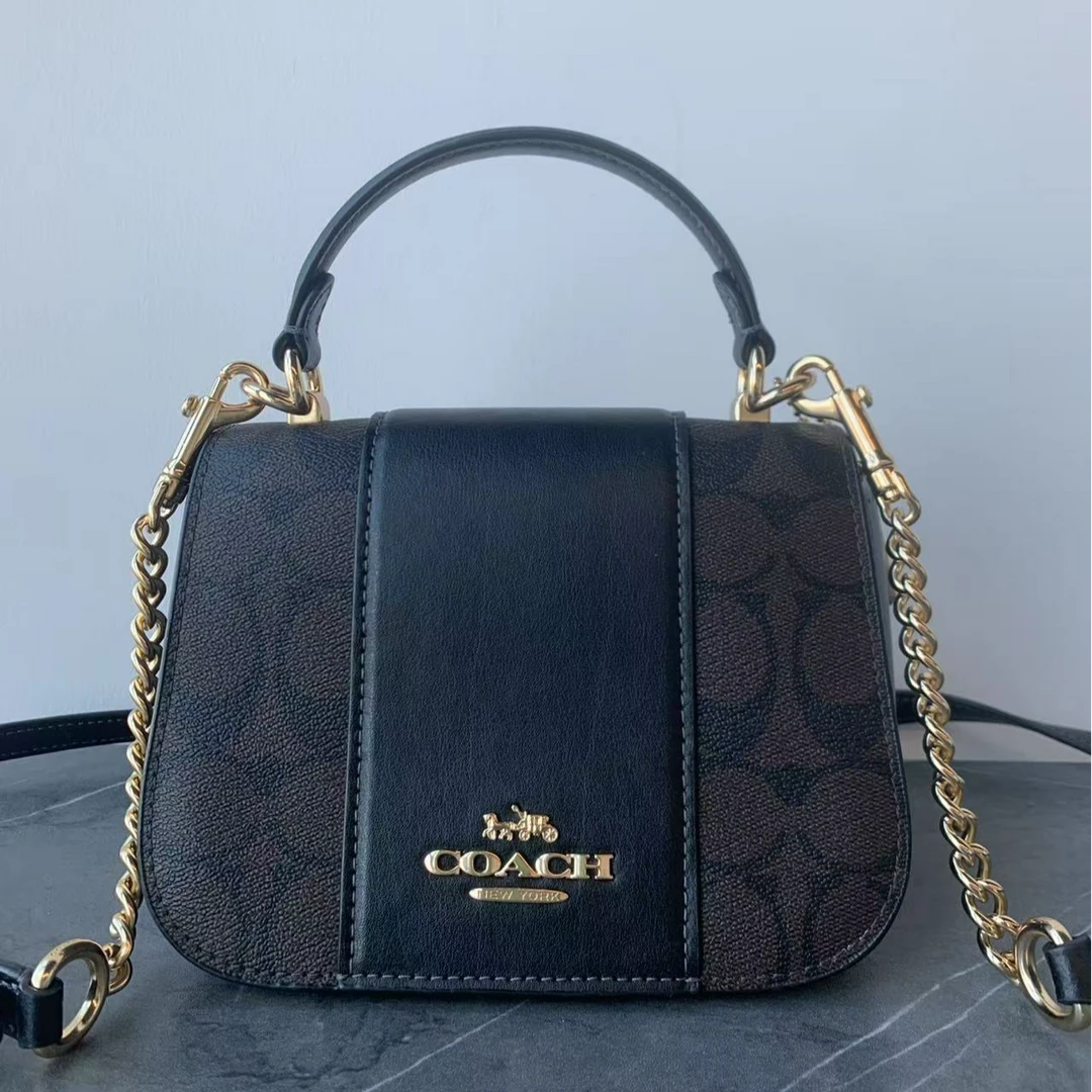 95新 COACH/蔻驰 a320马鞍包18*8*12