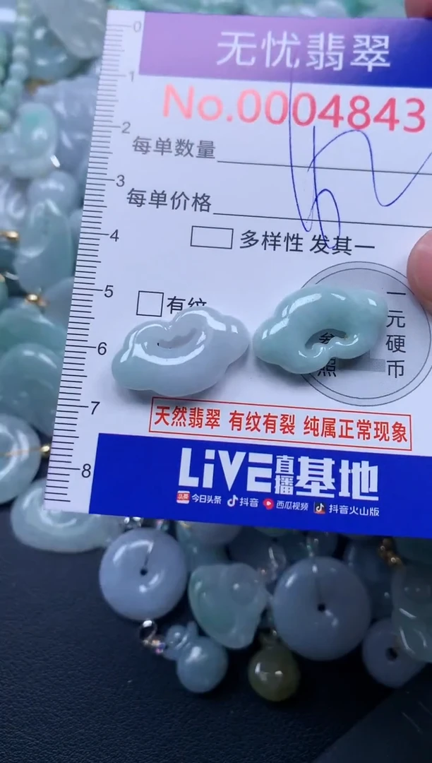 颈饰未镶嵌翡翠4843