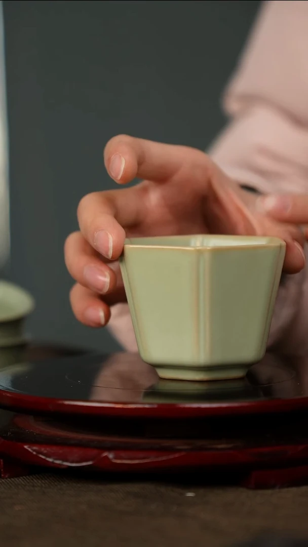 全品 粉青 六方