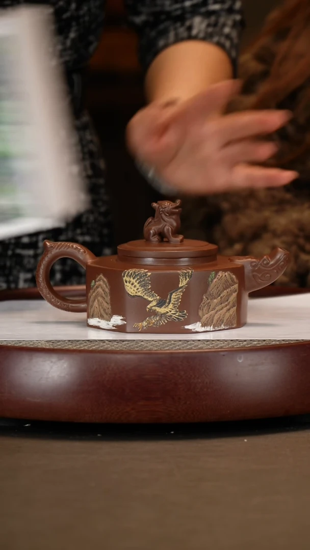 【闪购商品】紫砂茶壶【吴顺华】底槽清正八方