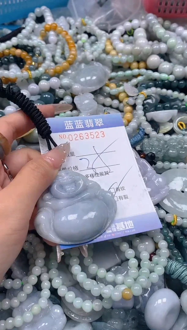 翡翠未镶嵌颈饰闪购0263523