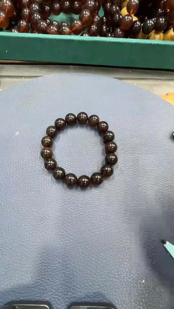 未镶嵌琥珀裸石天然黑加仑紫罗兰卡12手串假一赔十倍多样性发其一