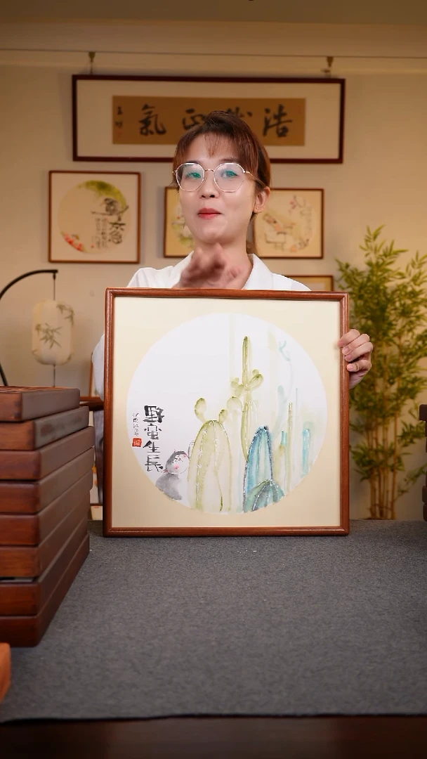 国画鹿鸣现代美术馆-张志城老师作品