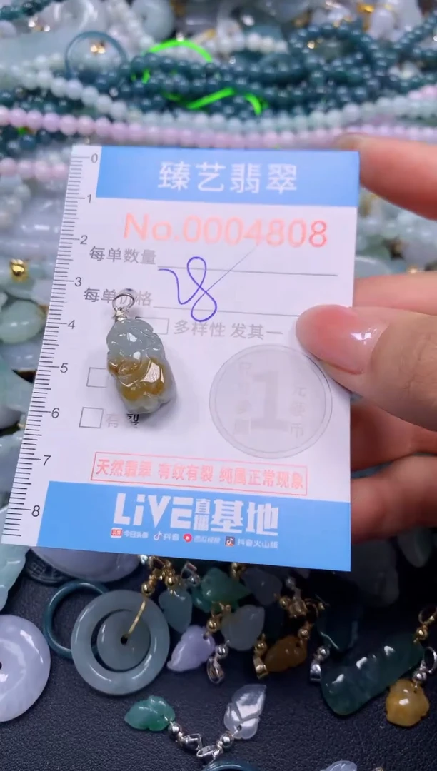 颈饰未镶嵌翡翠4808