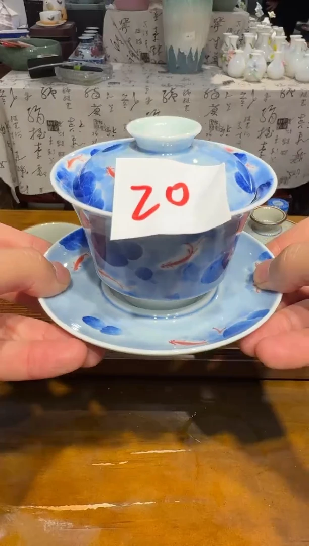 【闪购商品】景德镇高温瓷手工手绘20号