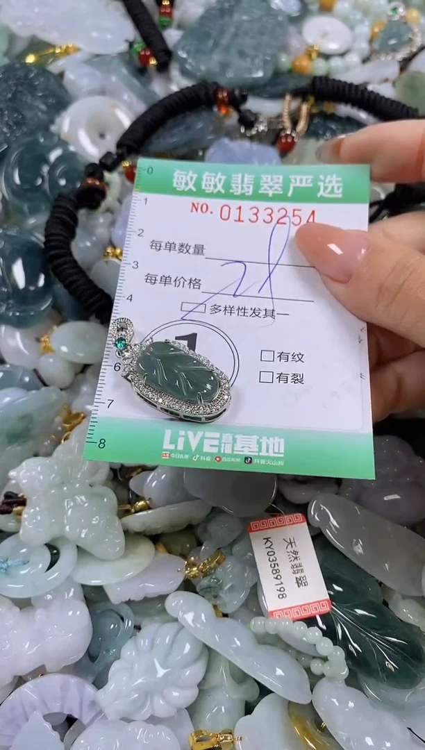 【闪购商品】翡翠颈饰未镶嵌闪购0133254多样性发其一