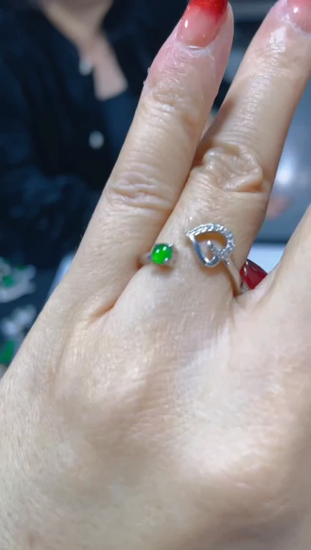 【闪购商品】翡翠戒指未镶嵌天然A货翡翠（多样性发货拍一件发件）