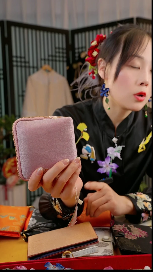 刺绣诺*非遗苏绣绒花手工饰品