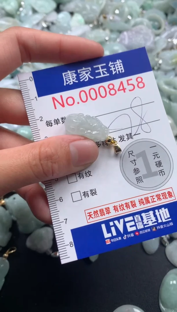 颈饰未镶嵌翡翠8458