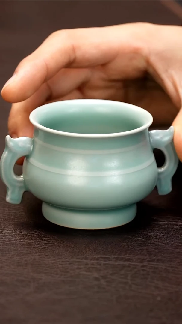 青瓷手工茶器包邮