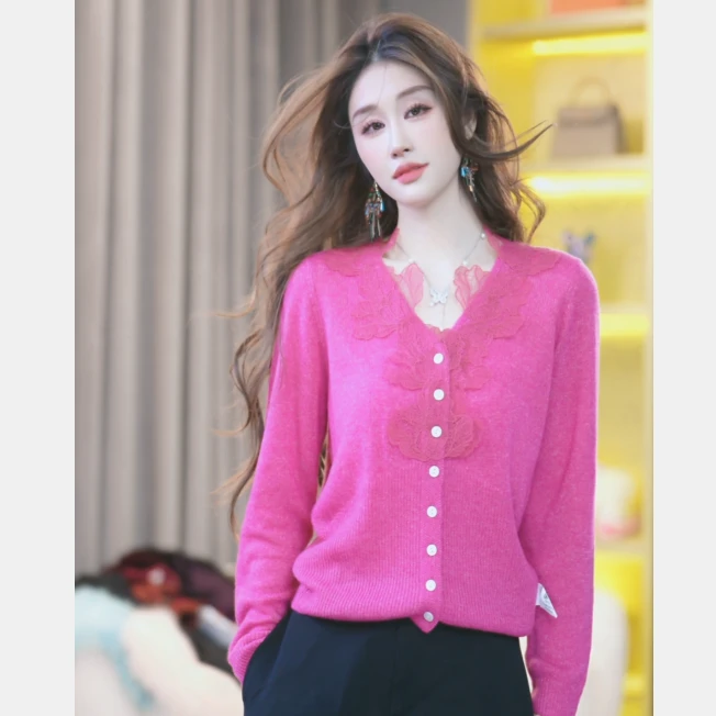 【柏天】休闲气质新款时尚秋冬绵羊毛衣 251037