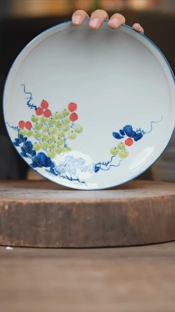 瓷片景德镇高温釉下彩（食品级）