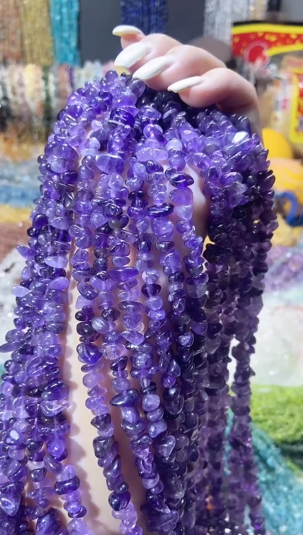 未镶嵌珠宝半成品水晶紫水晶