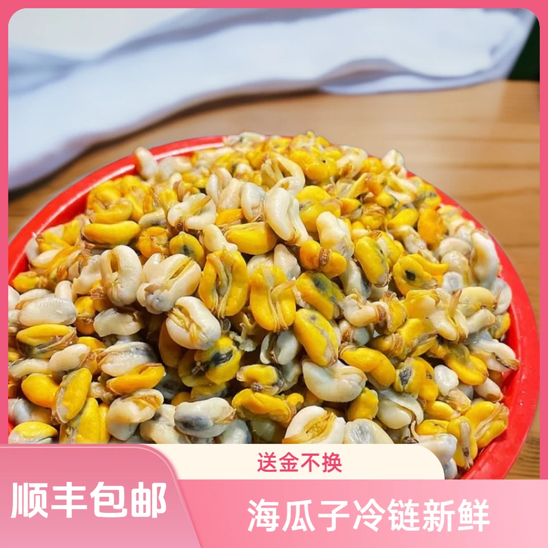福建漳州冷链米海瓜子海鲜特产薄壳新鲜速冻宵夜早餐配粥团购保存