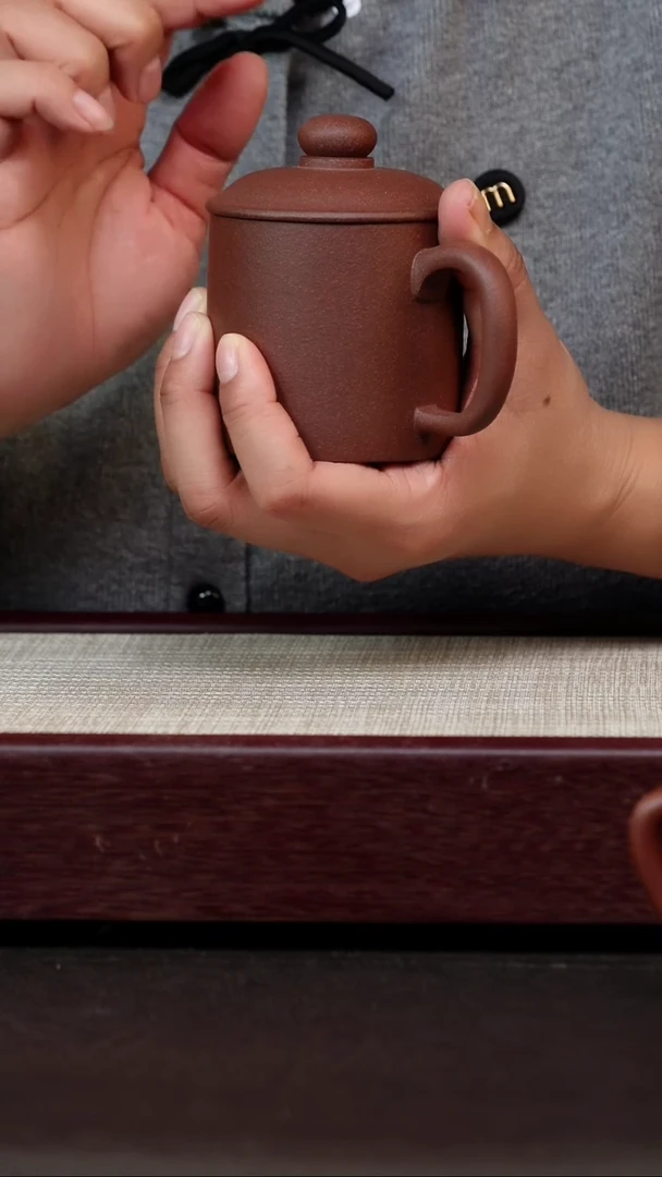 茶杯紫砂底槽清鱼乐小杯