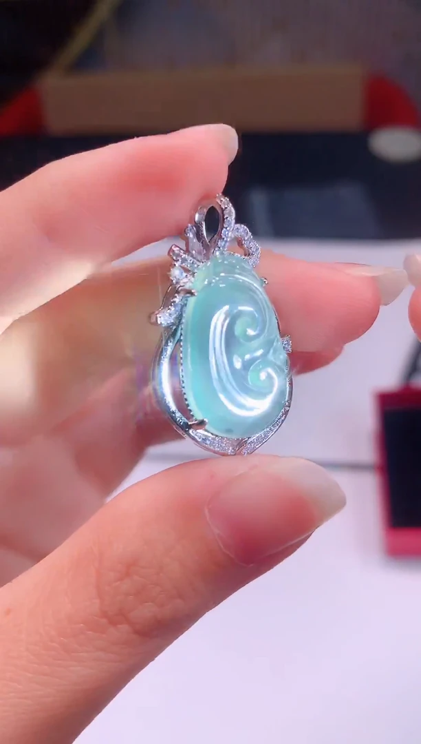 颈饰未镶嵌翡翠0芹0翡翠珠宝287