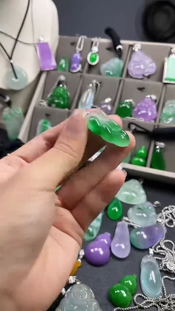 颈饰未镶嵌翡翠  所见即所得 一图一物