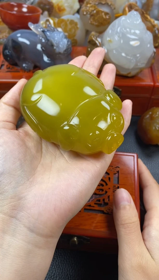 玛瑙/玉髓手把未镶嵌农*1