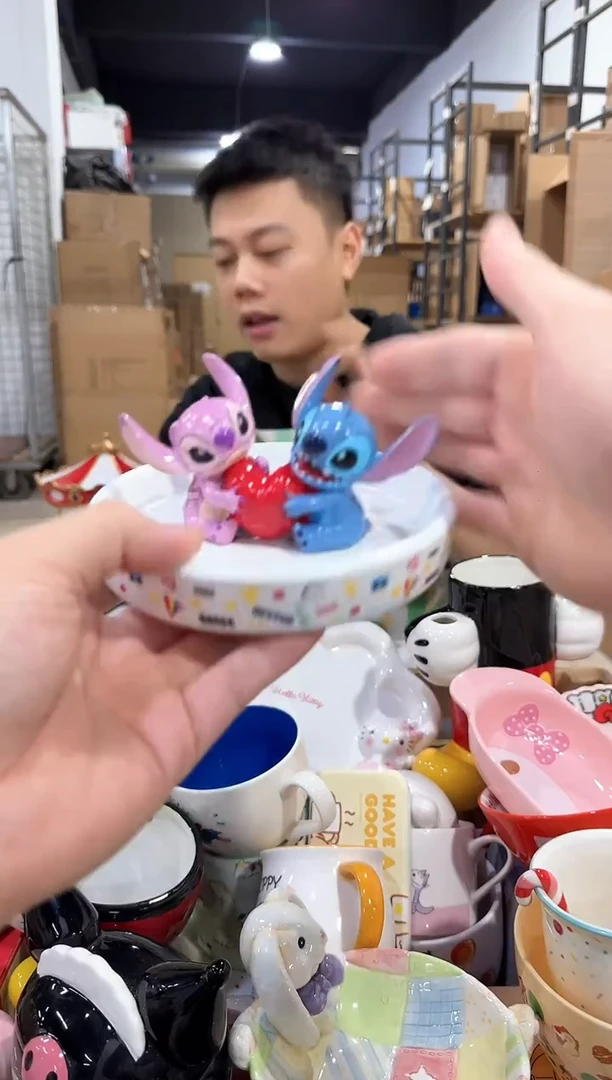 瓷片史迪仔安琪首饰盘