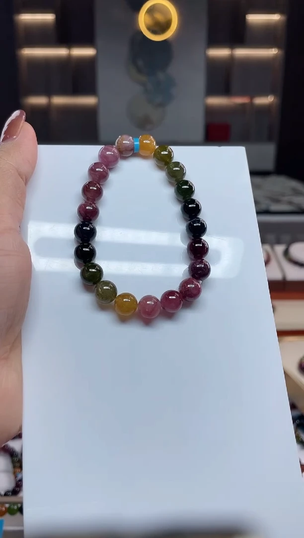 单圈手串未镶嵌碧玺（多样性发一条）T