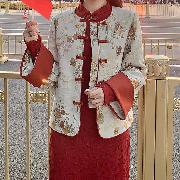 yuan＆yuan特大码定制~【锦绣年华】300斤女装胖mm2024秋新款外套