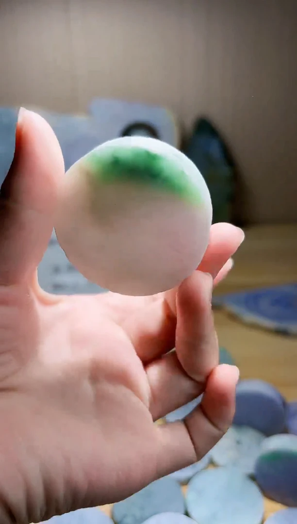 翡翠未镶嵌颈饰翡翠A货 姜谭932