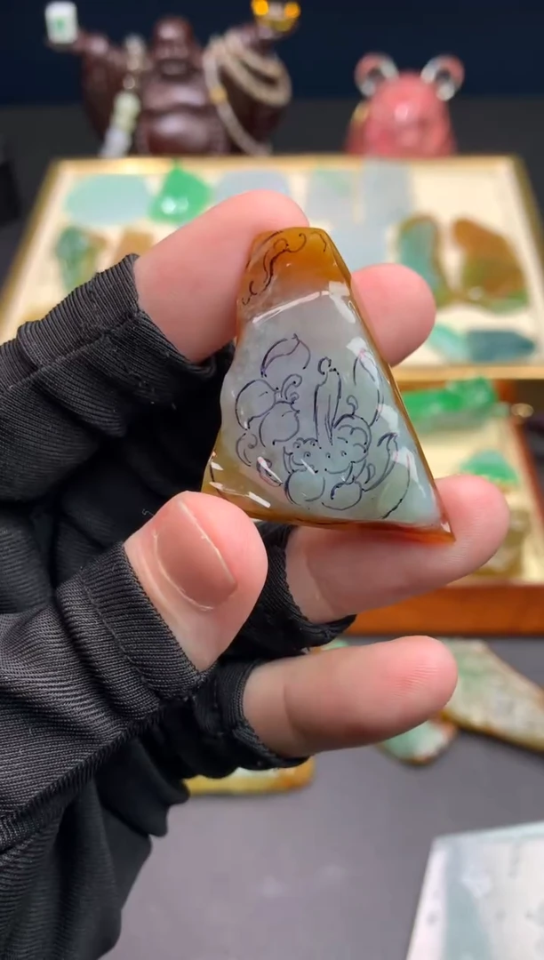 未镶嵌定制翡翠天然翡翠裸石（包工）