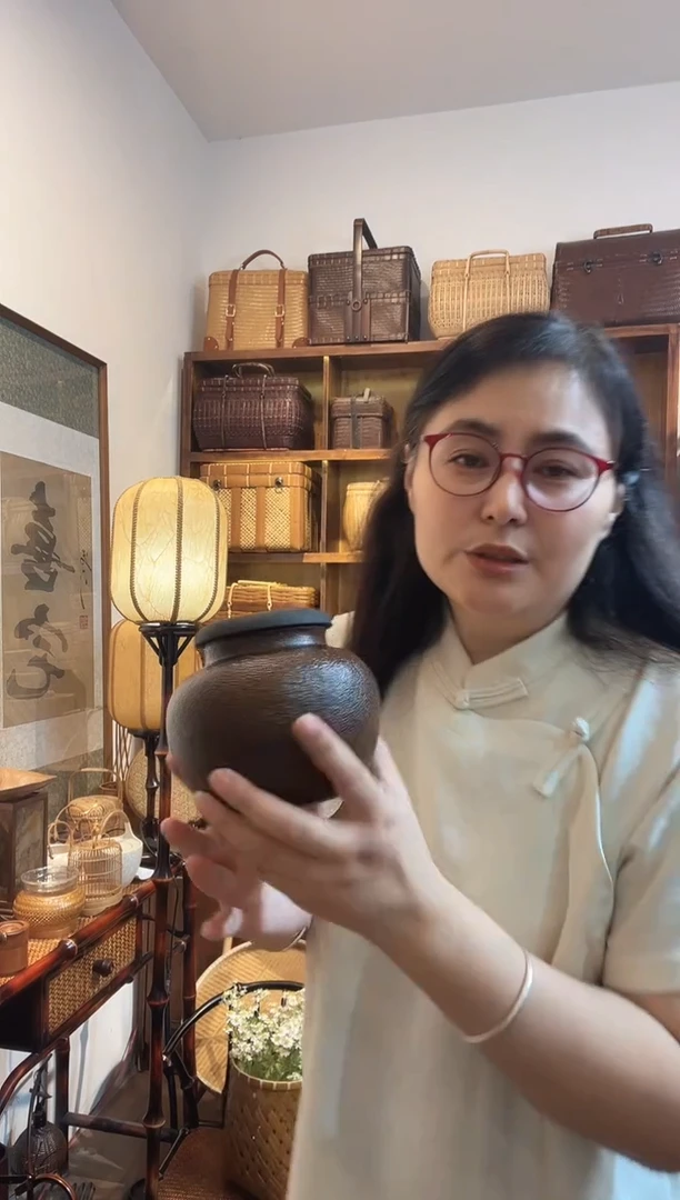 纯手工青柚茶叶罐