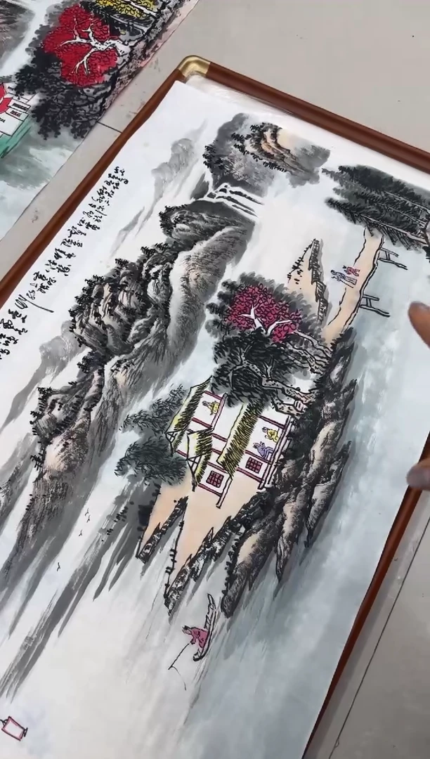 书法陋室铭-王琦-三尺宣纸作品