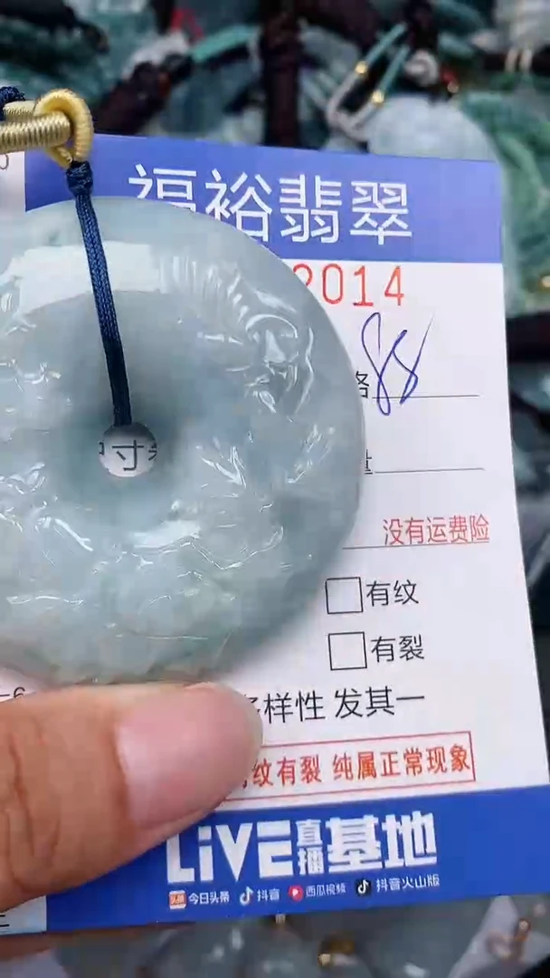 翡翠未镶嵌颈饰...0002014