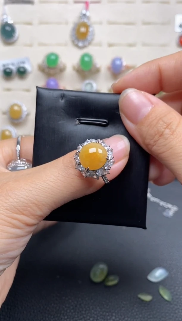 【闪购商品】翡翠戒指银S925镶嵌111111