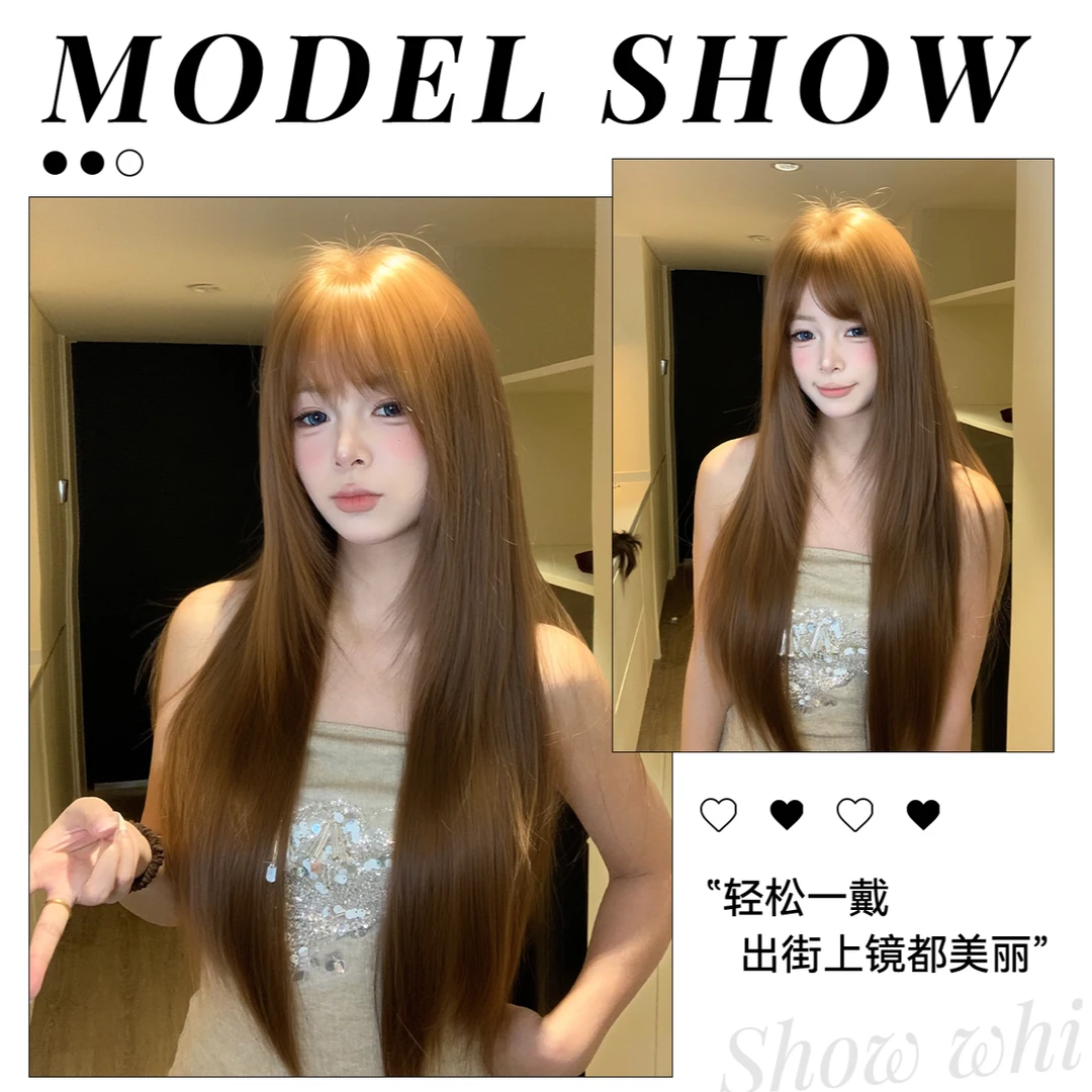 冰冰不冷假发【古早baby】女修饰减龄气质Lolita女团风氛围感全头套