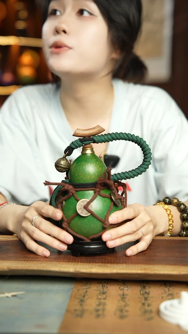 163号500ml左右非遗大漆酒葫芦