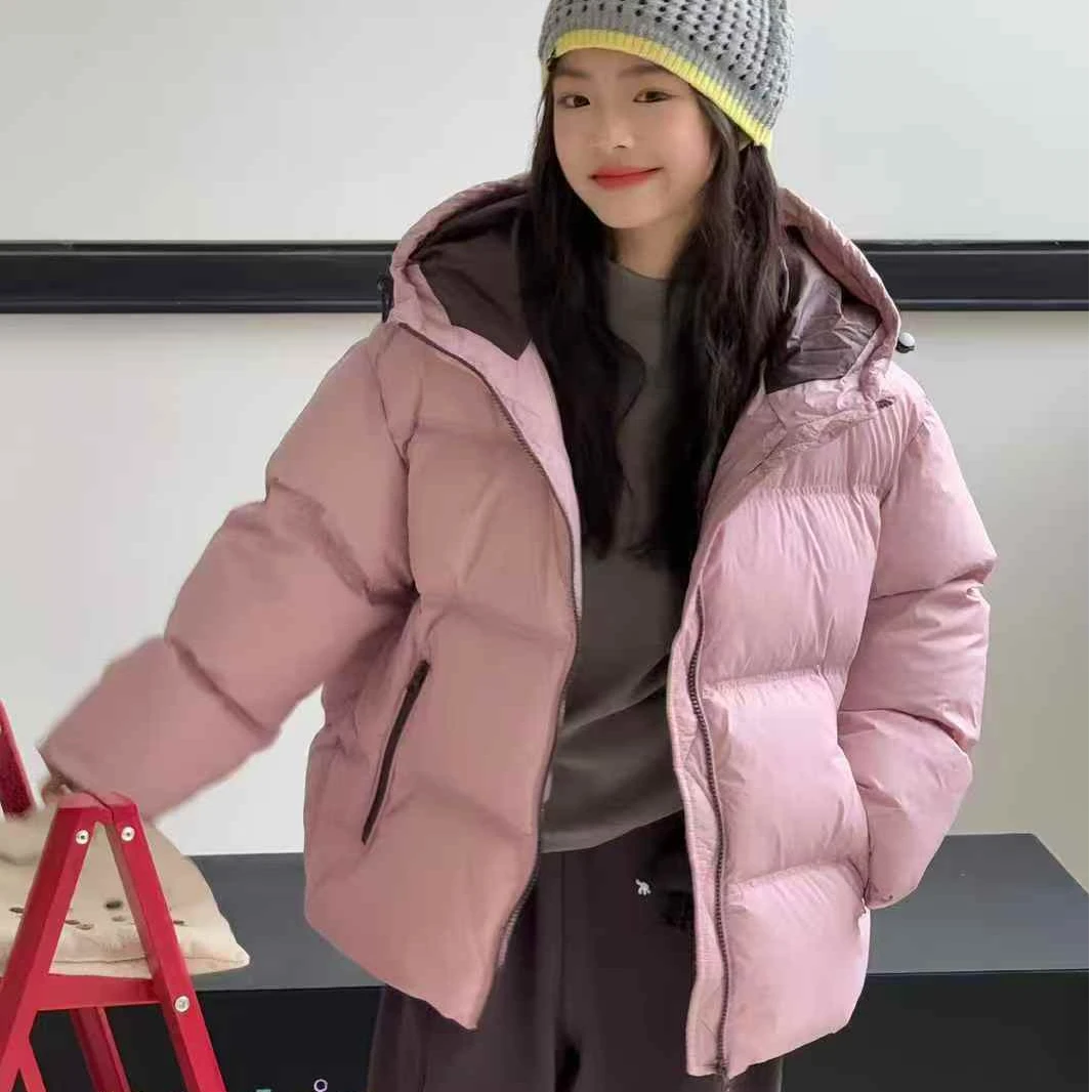 【haobaby】拉链口袋面包保暖羽绒服2552