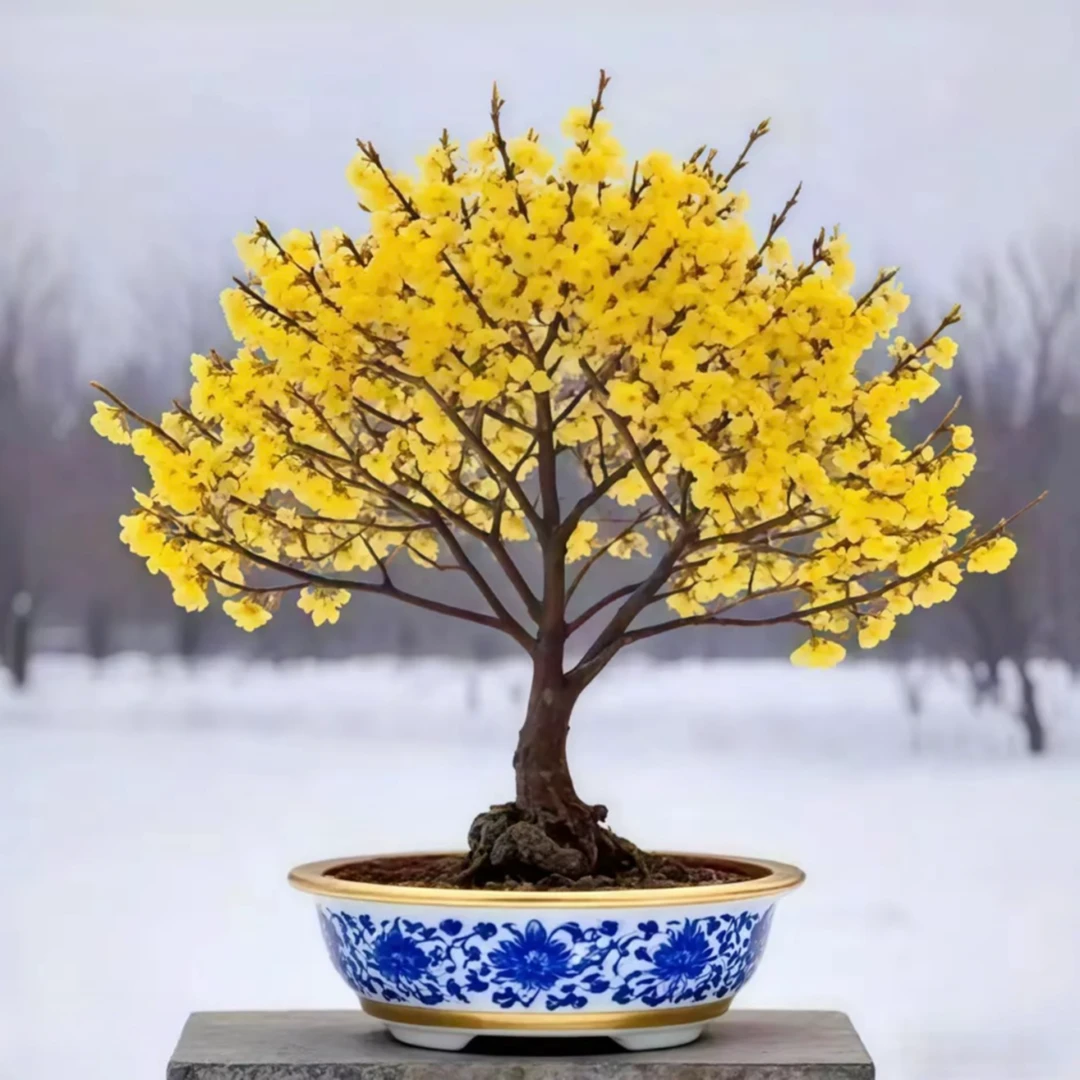 【带芽苞】腊梅梅花盆栽地栽老桩浓香型耐寒植物冬天开花庭院花卉